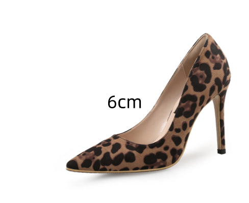 Women's Leopard Print Stiletto Heels